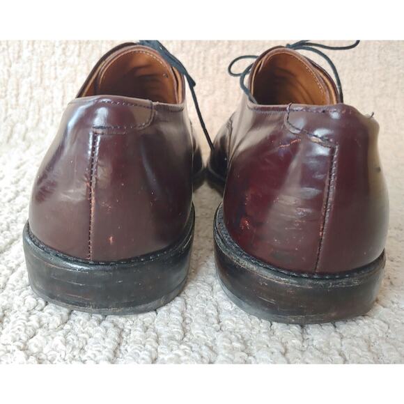 Allen Edmonds Brown Leather Bond Street Cap Toe Oxfords Shoes Mens 11 main image 6
